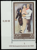 DDR 1988 Nr 3211 Postfrisch ECKE-ULI X0DE1A2 - Nuovi