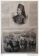 Cavalerie Turque S´approvisionnant D´eau En Bulgarie - Page Original - 1876 - Historical Documents