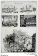 Les Fêtes De Morat - Page Original  1876 - Documents Historiques