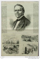 L´élection Présidentielle Aux ètats-Unis - M. Tilden, Canditat Du Parti Démocrate -  Page Original - 1876 - Historische Dokumente