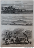 Exploration Du Docteur Harmand En Cochinchine - Phnom-Somboc - Pointe De L'ile De Ca-Tenok - Page Original 1876 - Historische Dokumente