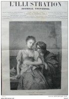 "Premieres Impressions" - D'après Le Tableau De M. Jourdan - Page Original 1876 - Historische Dokumente