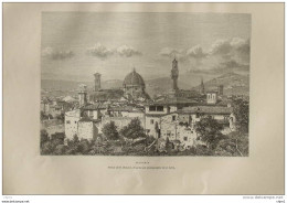 Florence - Florenz - Page Original 1876 - Documents Historiques