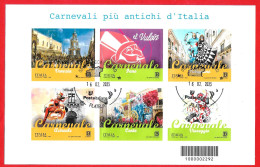 2023 I Carnevali Più Antichi D'Italia - Primo Giorno Emissione - Hojas Bloque