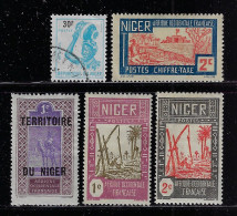 NIGER  1921,1926  SCOTT #1,29,30,J9   MH - Nuevos