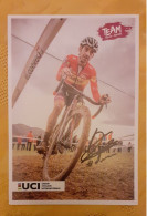 Autographe Esteban Ismael Champion D Espagne - Cyclisme