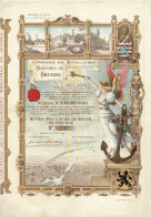 Titre De 1904 - Compagnie Des Installations Maritimes De Bruges - Art Déco - Superbe - - Navigazione