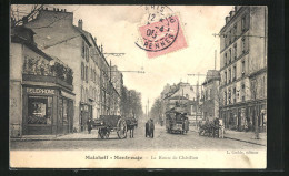 CPA Malakoff-Montrouge, La Route De Chatillon  - Montrouge
