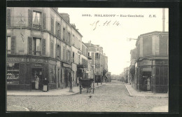 CPA Malakoff, Commerces An Der Rue Gambetta  - Malakoff