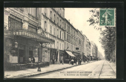 CPA Neuilly-sur-Seine, L`Avenue De Neuilly, Restaurant Gallice  - Neuilly Sur Seine