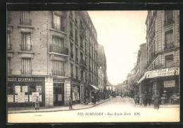 CPA Suresnes, Rue Emile Zola  - Suresnes