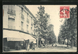 CPA Grand Montrouge, Rue De La République, Prise Du Cimetière  - Montrouge