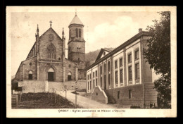 68 - ORBEY - EGLISE ET MAISON D'OEUVRES - Orbey