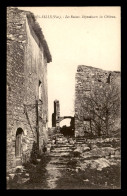 83 - SOLLIES-VILLE - LES RUINES DU CHATEAU - Sollies Pont