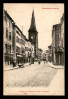 88 - MIRECOURT - RUE DE L'HOTEL DE VILLE ET L'EGLISE - Mirecourt