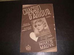 SUCCES D'ORCHESTRE. CHAGRIN D'AMOUR. Ed Rex 1938 - Other & Unclassified