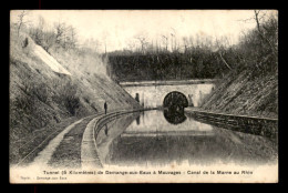 55 - DEMANGE-AUX-EAUX A MAUVAGES - TUNNEL SUR LE CANAL DE LA MARNE AU RHIN - Other & Unclassified