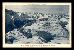 74 -  CHAMONIX - CHAMPS DE SKI DU BREVENT ET LA CHAINE DES ARAVIS - Chamonix-Mont-Blanc