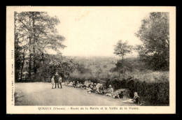 86 - QUEAUX - ROUTE DE LA MAIRIE ET LA VALLEE DE LA VIENNE - Altri & Non Classificati