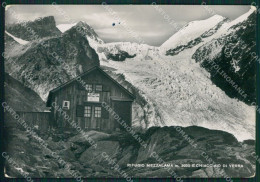 Aosta Ayas Rifugio Mezzalama PIEGHE MACCHIA Foto FG Cartolina KB1741 - Aosta