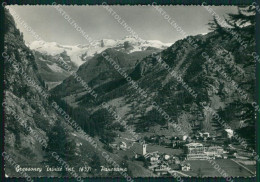 Aosta Gressoney La Trinitè PIEGA Foto FG Cartolina KB1768 - Aosta