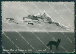 Aosta Valtournenche Cervinia Plateau Rosà STRAPPO Foto FG Cartolina KB1802 - Aosta