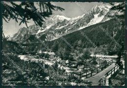 Aosta Courmayeur Monte Bianco Foto FG Cartolina KB1874 - Aosta