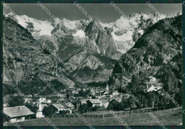 Aosta Courmayeur Catena Monte Bianco Foto FG Cartolina KB1729 - Aosta