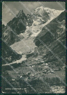 Aosta Courmayeur Entrèves PIEGHE MACCHIE Foto FG Cartolina KB1915 - Aosta