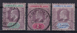 LEEWARD ISLANDS 190 2- Canceled - Sc# 20, 21, 23 - Leeward  Islands