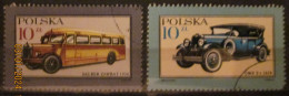 POLAND ~ 1987 ~ S.G. NUMBERS S.G. 3105 - 3106. ~ MOTOR VEHICLES ~ VFU #03538 - Used Stamps