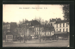 CPA Clamart, Place De La Gare  - Clamart