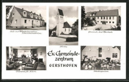 AK Gersthofen, Evangelisches Gemeindezentrum, Gemeinde- Und Pfarrhaus, Kirche, Club- Und Mitarbeiterräume  - Gersthofen