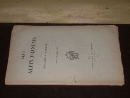 Club Alpin Français - N° 8 Novembre 1891 - Zonder Classificatie