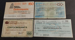 Italia, Miniassegni Circolati - Cheques En Traveller's Cheques