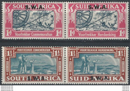 1938 South West Africa Giorgio VI 2v. MNH SG. N. 109/10 - Andere & Zonder Classificatie