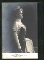 AK Portrait Hilda Von Baden Mit Krone Im Profil  - Familles Royales