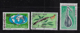 NIGER  1971  SCOTT#238,244,247  USED - Níger (1960-...)