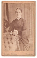 Fotografie Wilhelm Nordahl, Hannover, Portrait Junges Mädchen Im Kleid  - Anonymous Persons