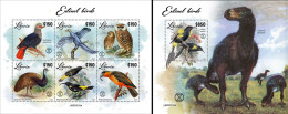 Liberia 2023, Animals, Extinct Birds, 6val In BF +BF - Liberia