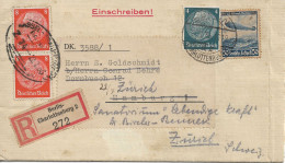 Alemania 1936 - Sobre Del Comité Organizador Del Los JJOO 1936 , Circulado De Berlín A Zúrich El 21.07.1936 - Summer 1936: Berlin