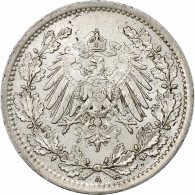 Empire Allemand, 1/2 Mark, 1914, Berlin, Argent, SUP, KM:17 - 1/2 Mark