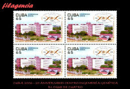 CUBA. BLOQUES DE CUATRO. 2006-15 XX ANIVERSARIO DEL CENTRO DE INGENIERÍA GENÉTICA & BIOTECNOLOGÍA - Nuevos