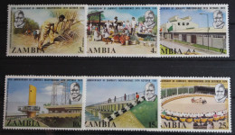 Sambia 123-128 Postfrisch #FQ151 - Nyassaland (1907-1953)