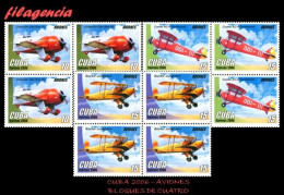 CUBA. BLOQUES DE CUATRO. 2006-17 HISTORIA DE LA AVIACIÓN - Unused Stamps