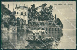 Verbania Stresa Isola Bella Lago Maggiore SCOLLATA Cartolina KV4615 - Verbania