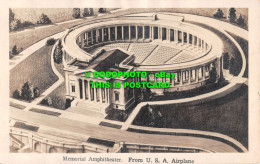 R510003 Memorial Amphitheater. From U. S. A. Airplane - World