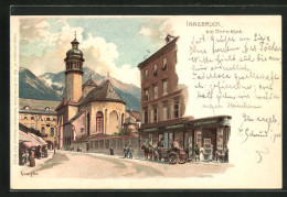 Künstler-AK Edward Theodore Compton: Innsbruck, Partie An Der Hofkirche  - Compton, E.T.