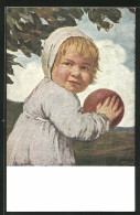 Künstler-AK G. Hirth`s Verlag, Nr. 148, Ludwig Von Zumbusch: Kind Mit Ball  - Zumbusch, Ludwig V.