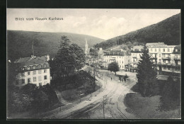 AK Schlangenbad, Blick Vom Neuen Kurhaus, Hotel Pariserhof  - Schlangenbad